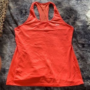Coral Under Armour tank top